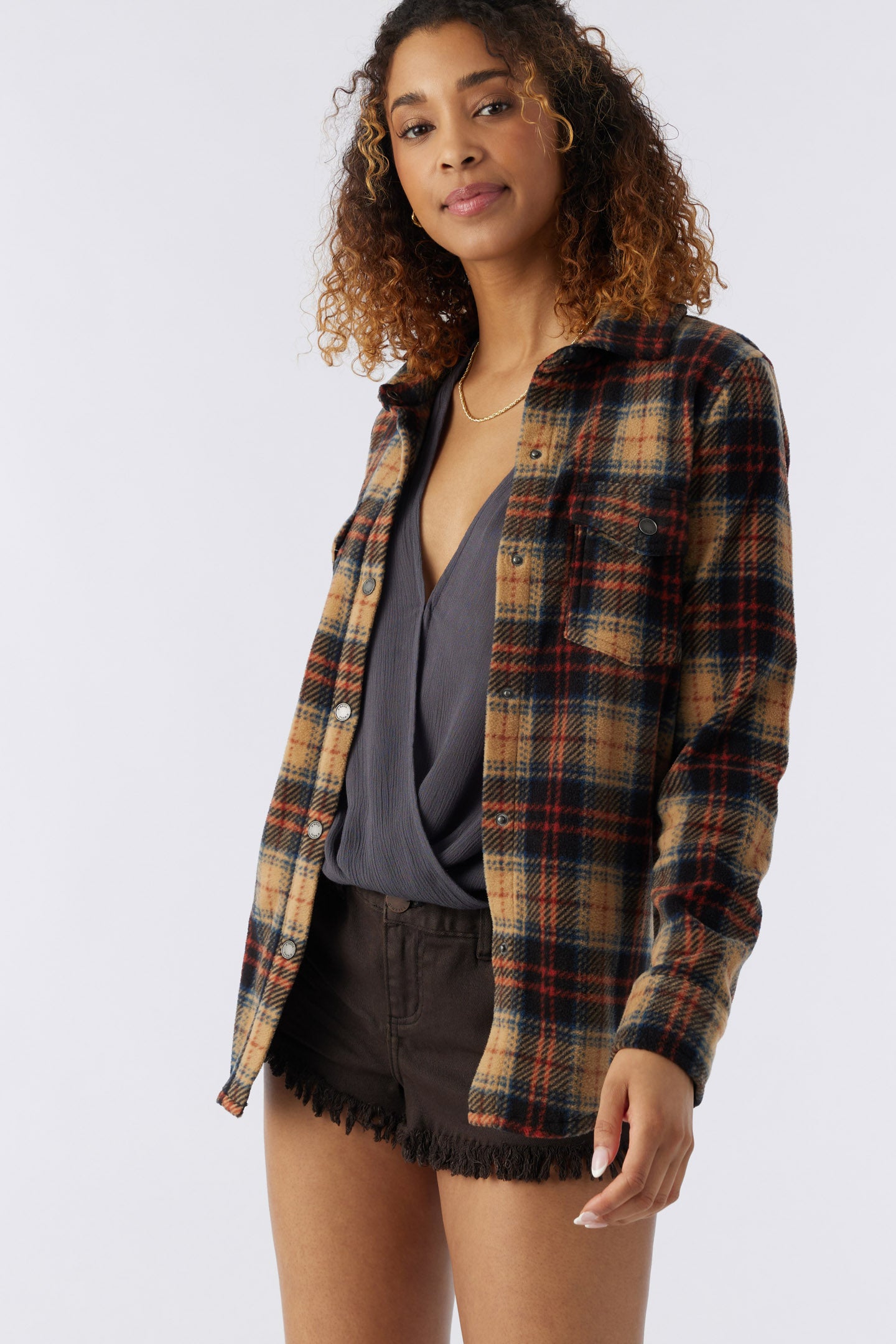 ma　フランネル Zuma Superleece Flannel Shirt - Multi Colored | O'Neill