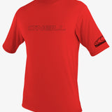 Youth Basic Skins 50+ S/S Sun Shirt - Red | O'Neill