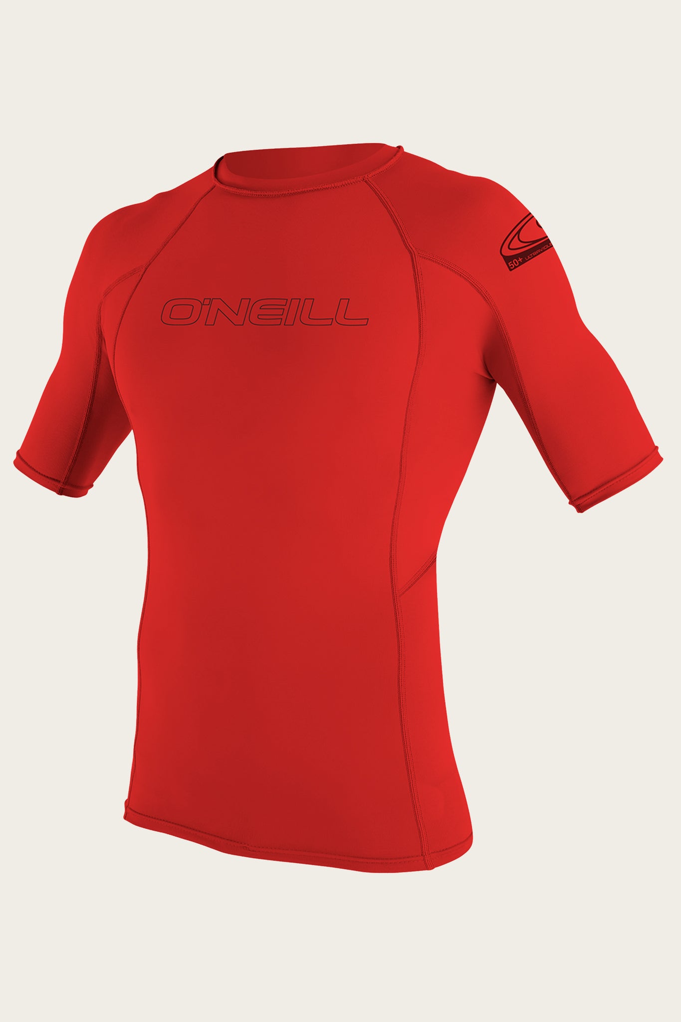 Youth Basic Skins 50+ S/S Rash Guard - Red | O'Neill