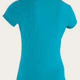 Women's Basic 30+ S/S Sun Shirt - Turquoise | O'Neill