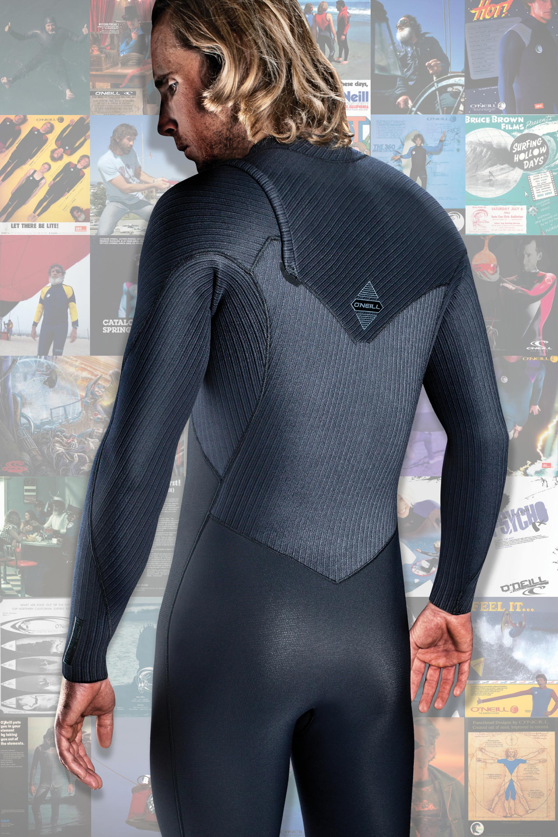 Hyperfreak 3/2Mm Comp Zipless Full Wetsuit - Black/Black | O'Neill