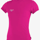 Girl's Premium Skins S/S Sun Shirt - Berry | O'Neill