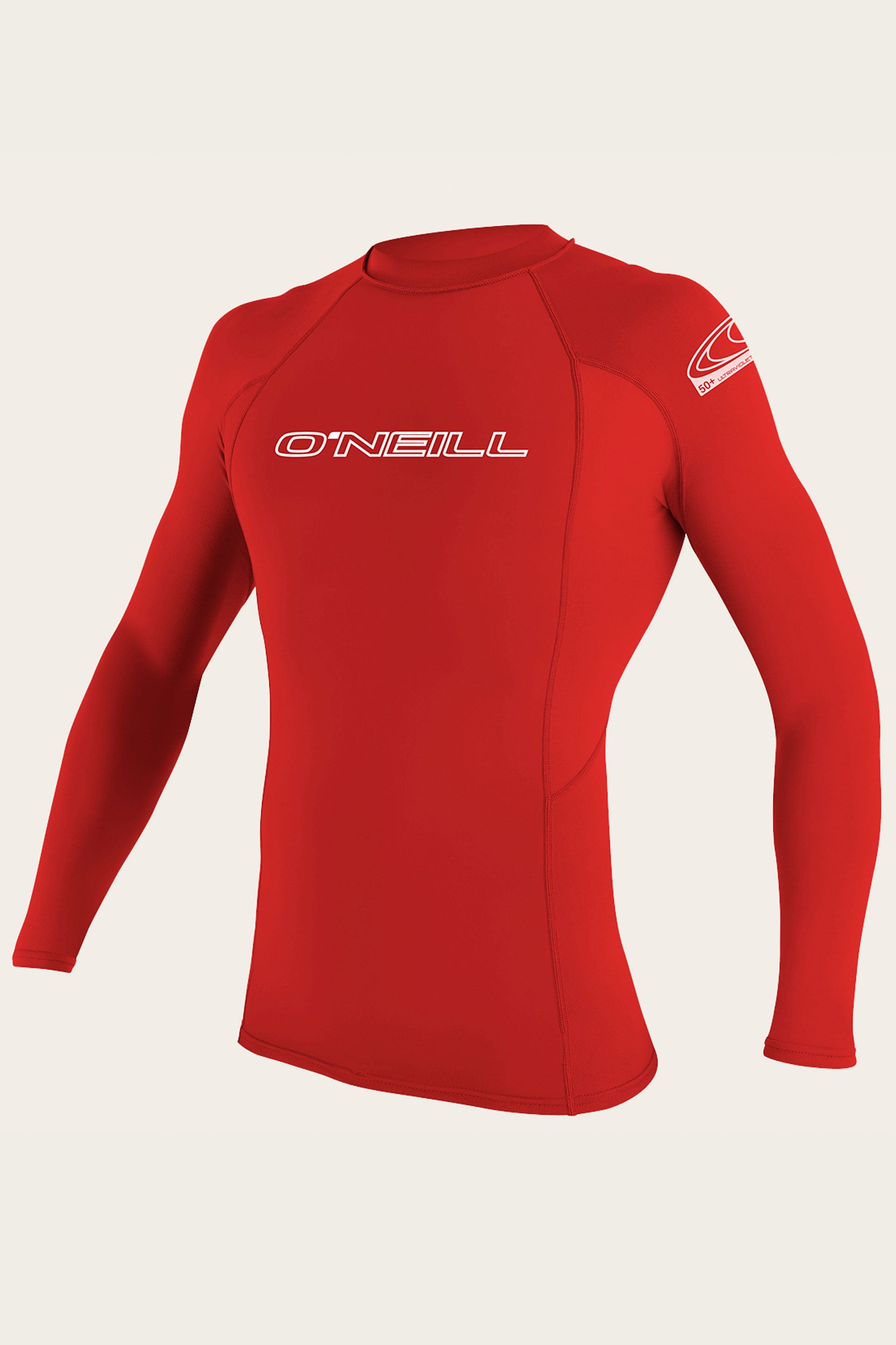 Basic Skins 50+ L/S Rash Guard - Red | O'Neill