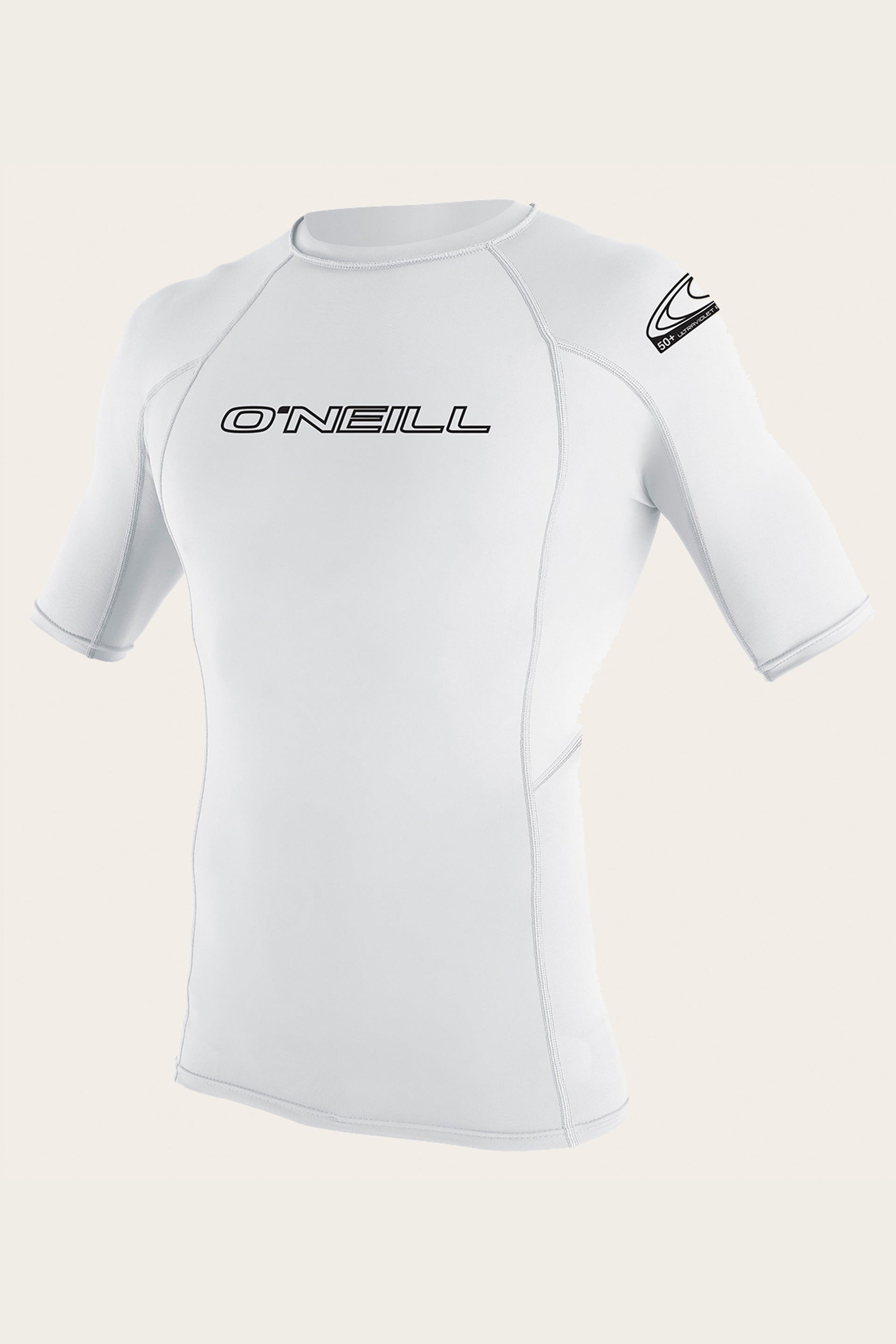 Youth Basic Skins 50+ S/S Rash Guard - White | O'Neill