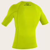 Youth Basic Skins 50+ S/S Rash Guard - Lime | O'Neill