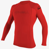 Youth Basic Skins 50+ L/S Rash Guard - Red | O'Neill