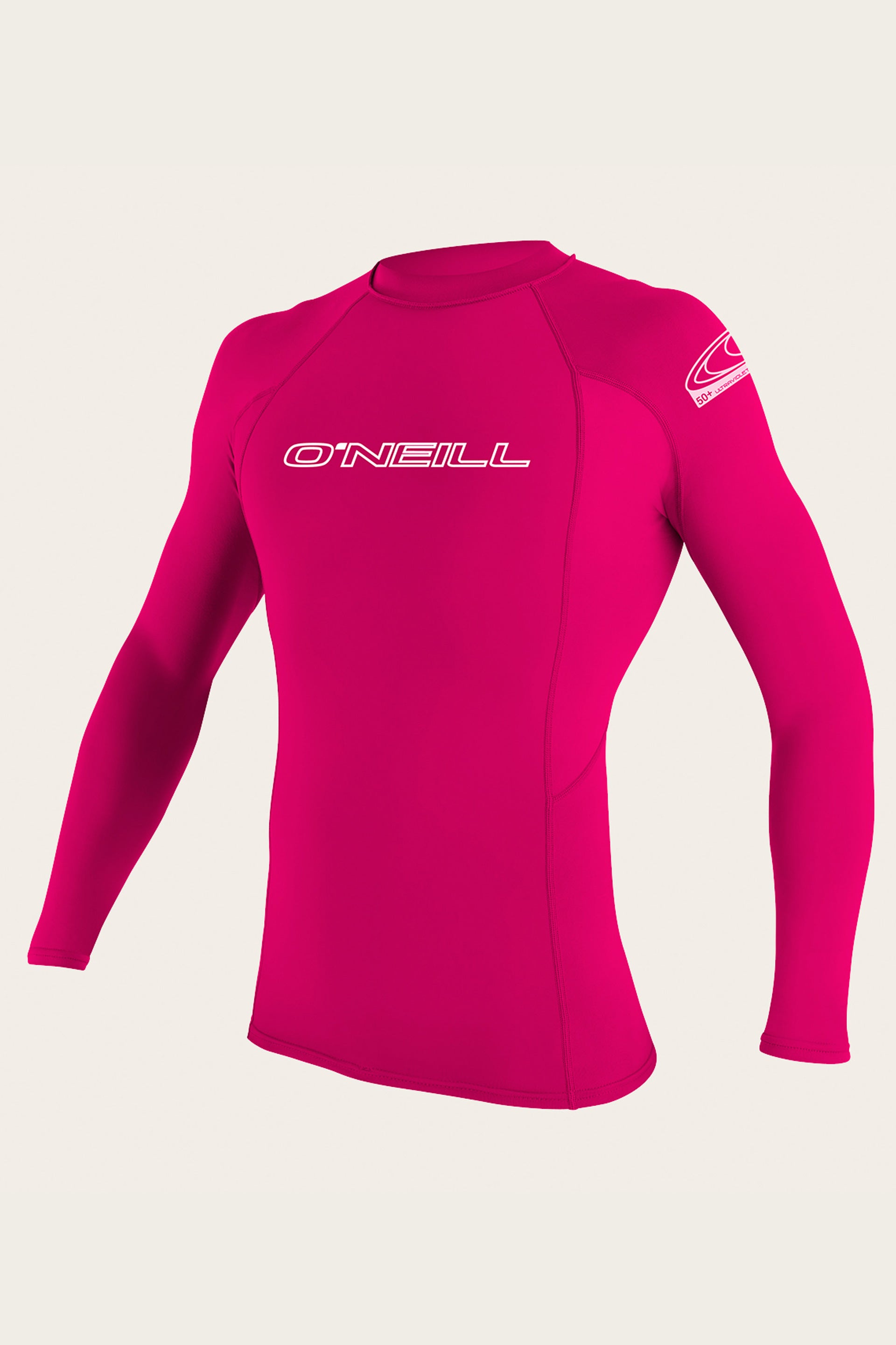 Youth Basic Skins 50+ L/S Rash Guard - Watermelon | O'Neill