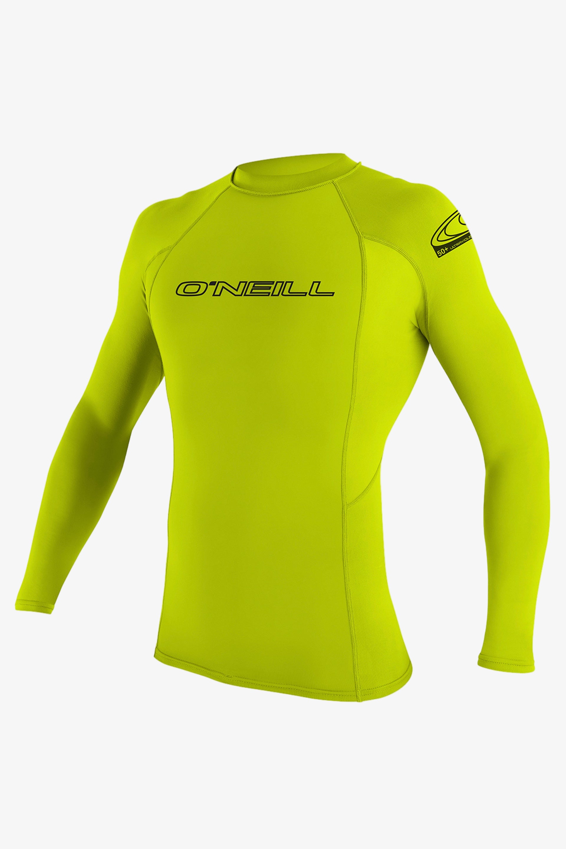 Youth Basic Skins 50+ L/S Rash Guard - Lime | O'Neill