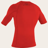 Basic Skins 50+ S/S Rash Guard - Red | O'Neill