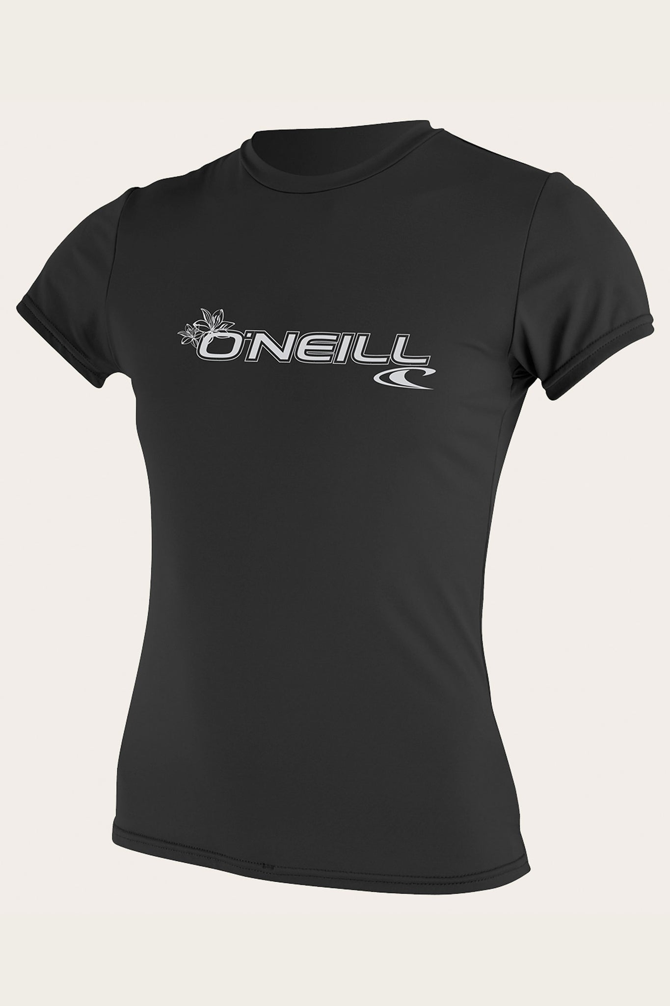Women's Basic S/S Sun Shirt - Black | O'Neill