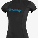 Women's Basic 50+ S/S Rash Guard - Black | O'Neill