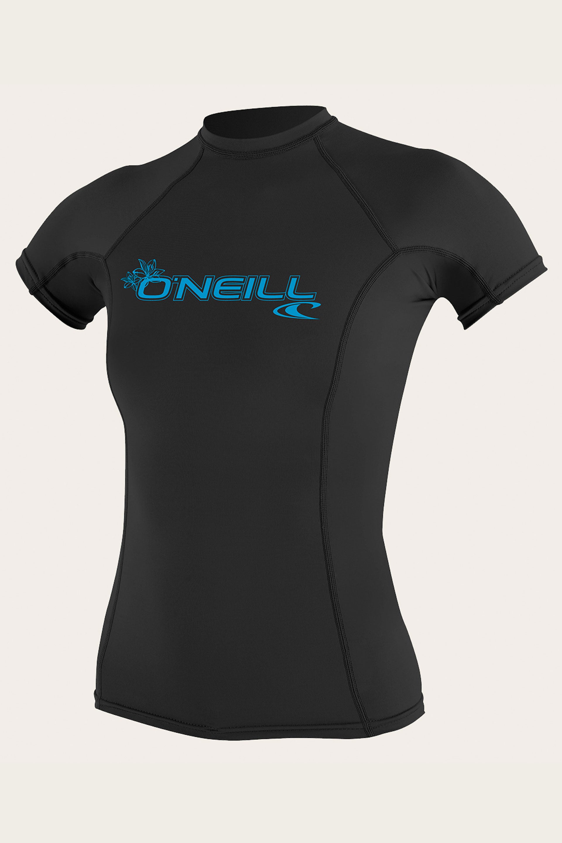 Women's Basic 50+ S/S Rash Guard - Black | O'Neill