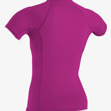 Women's Basic 50+ S/S Rash Guard - Fox Pink | O'Neill