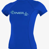 Women's Basic 50+ S/S Rash Guard - Tahiblu | O'Neill