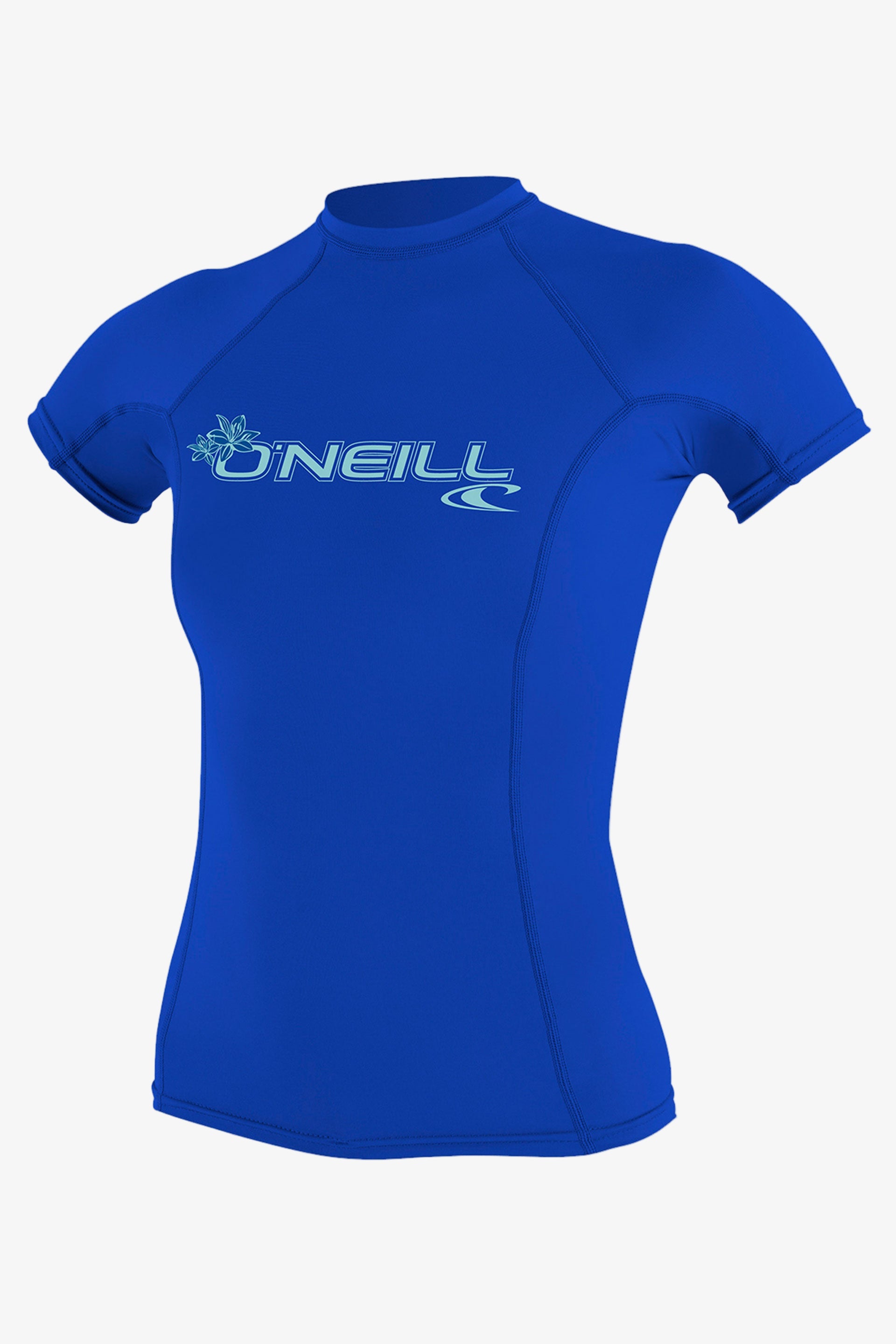 Women's Basic 50+ S/S Rash Guard - Tahiblu | O'Neill