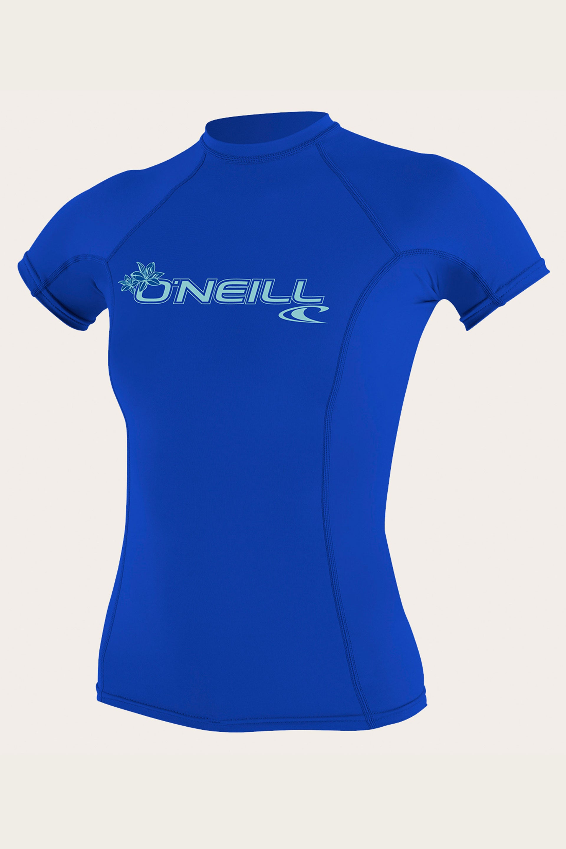 Women's Basic 50+ S/S Rash Guard - Tahiblu | O'Neill