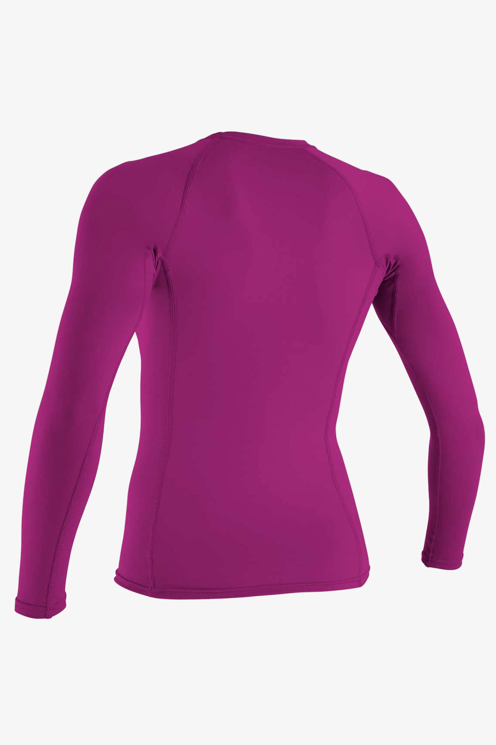 Women's Basic 50+ Long Sleeve Rashguard - Fox Pink | O'Neill