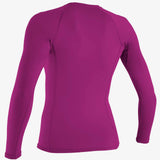 Women's Basic 50+ L/S Rash Guard - Fox Pink | O'Neill