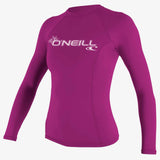 Women's Basic 50+ L/S Rash Guard - Fox Pink | O'Neill