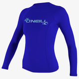 Women's Basic 50+ L/S Rash Guard - Tahiblu | O'Neill