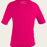 Toddler Basic Skins 50+ S/S Sun Shirt - Fox Pink | O'Neill