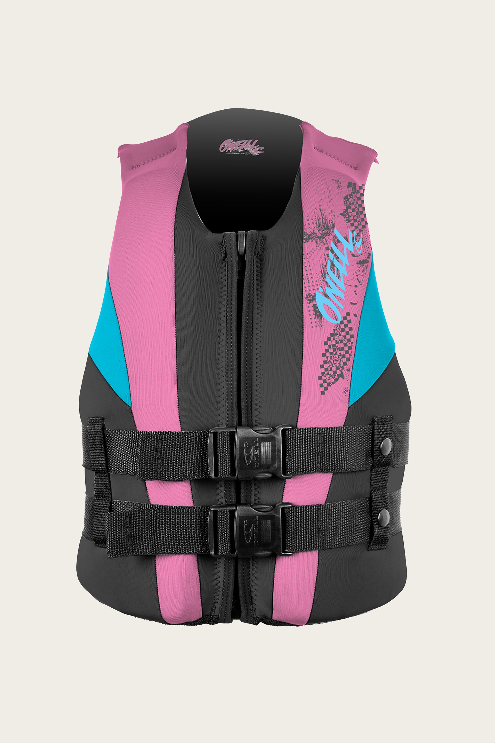 Youth Reactor Uscg Vest - Blk/Pet/Turq | O'Neill