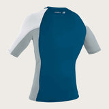 Premium Skins S/S Rash Guard - Ultrablu/Coolgry/Wht | O'Neill