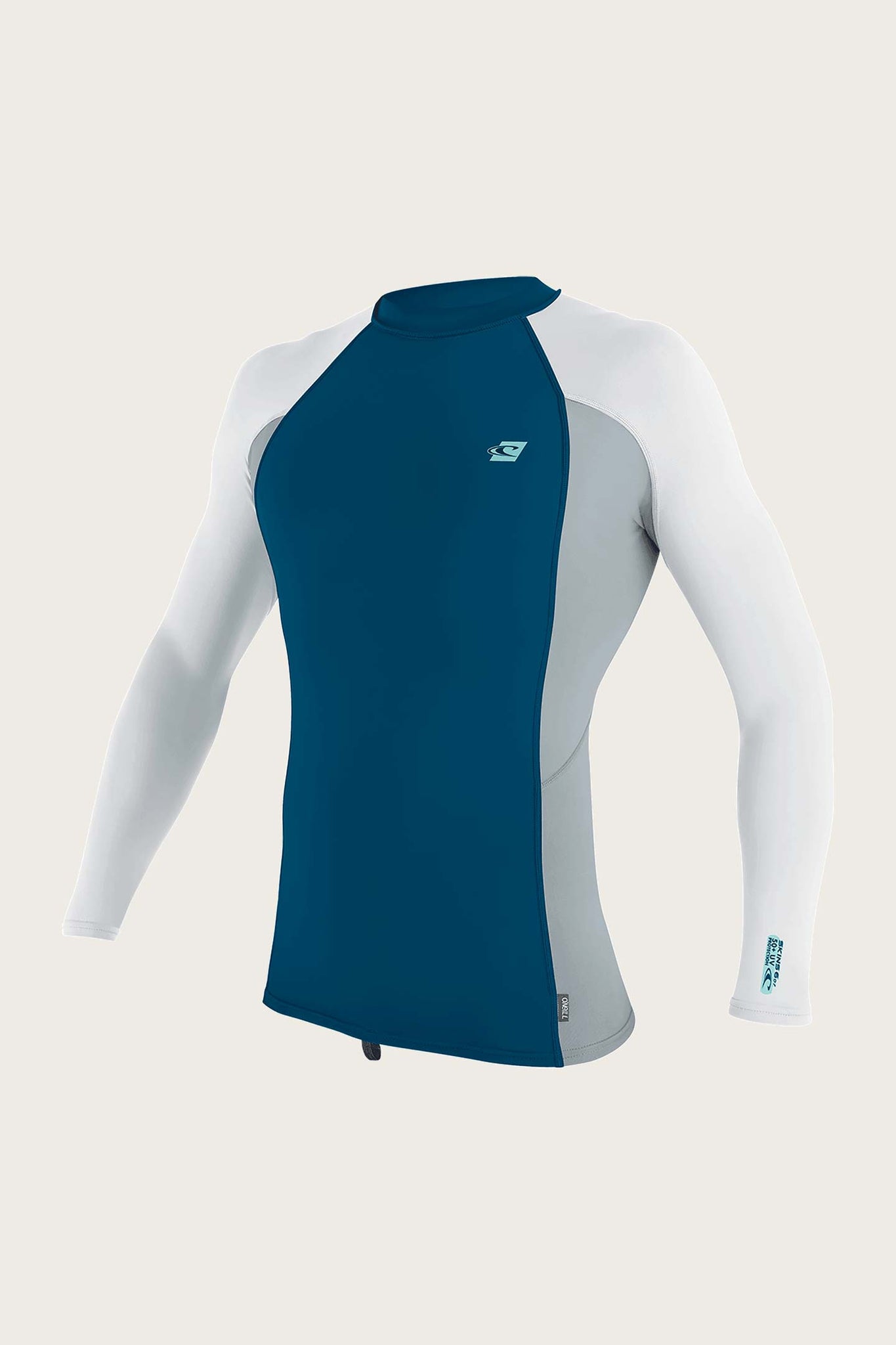 Premium Skins Long Sleeve Rashguard - Ultrablu/coolgry/wht | O'Neill