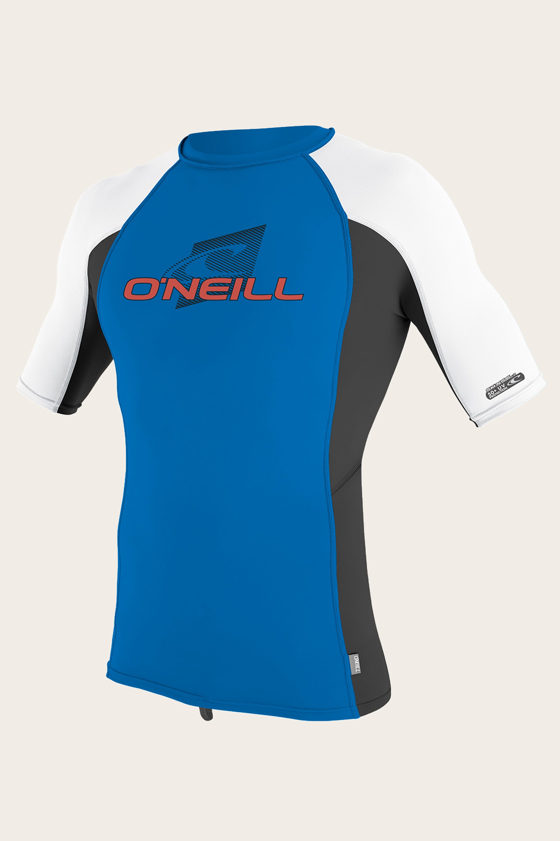 Youth Premium Skins S/S Rash Guard - Ocean/Blk/Wht | O'Neill