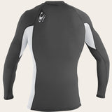 Youth Premium Skins L/S Rash Guard - Grp/Wh/Grp | O'Neill