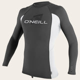 Youth Premium Skins L/S Rash Guard - Grp/Wh/Grp | O'Neill