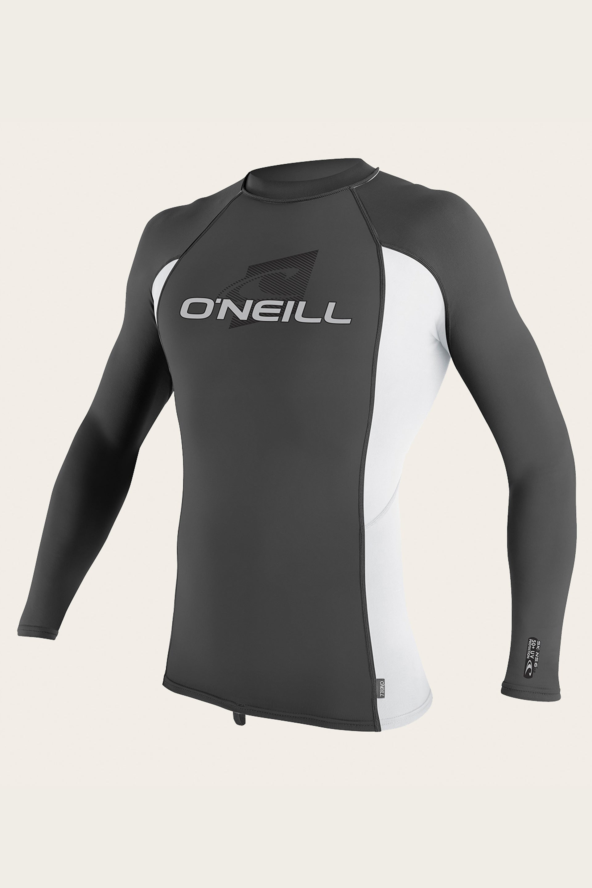 Youth Premium Skins L/S Rash Guard - Grp/Wh/Grp | O'Neill