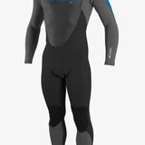 Youth Epic 4/3Mm Back Zip Full Wetsuit - Black/Smoke/Ocean | O'Neill