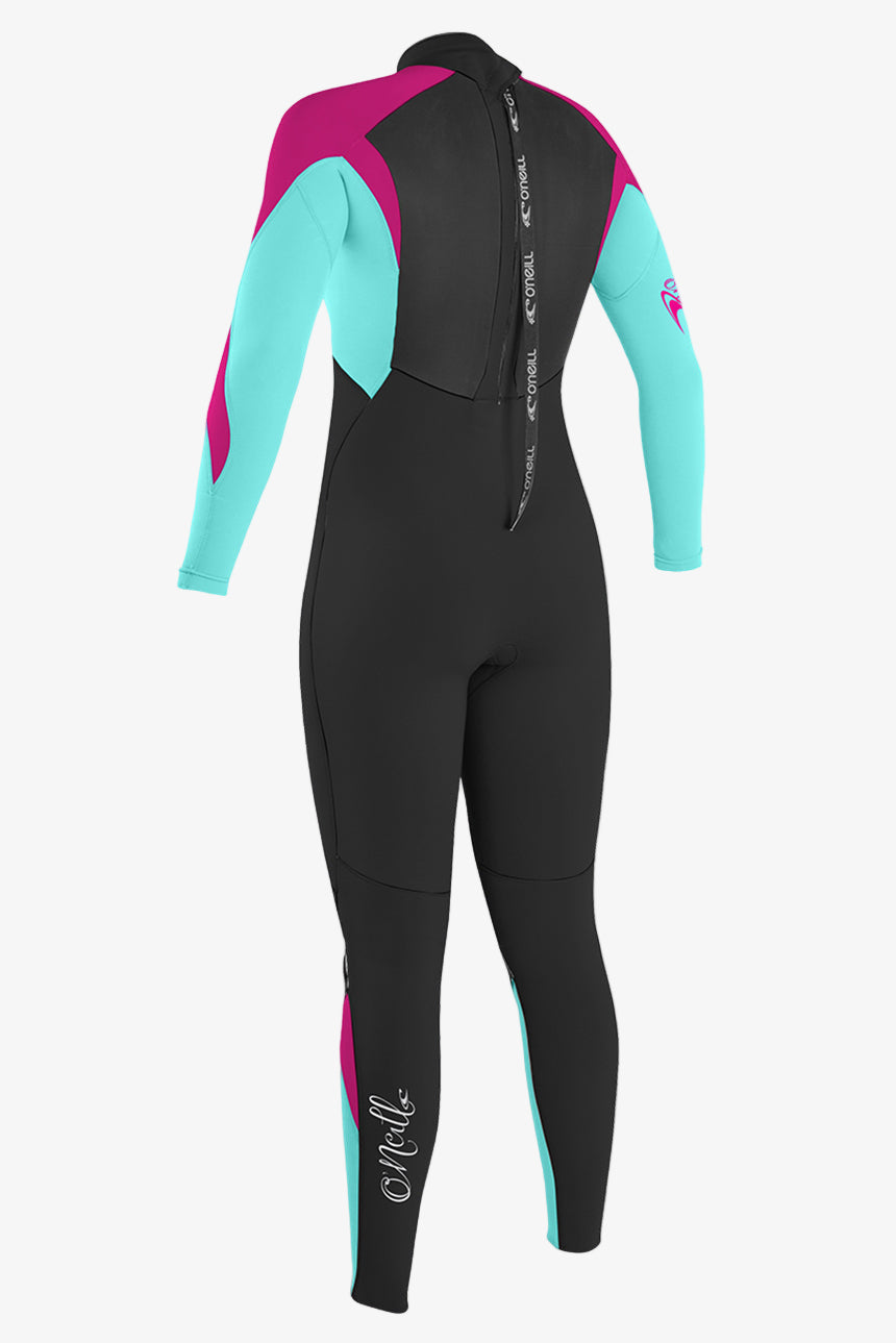 Girl's Epic 4/3Mm Back Zip Full Wetsuit | O'Neill Clothing USA