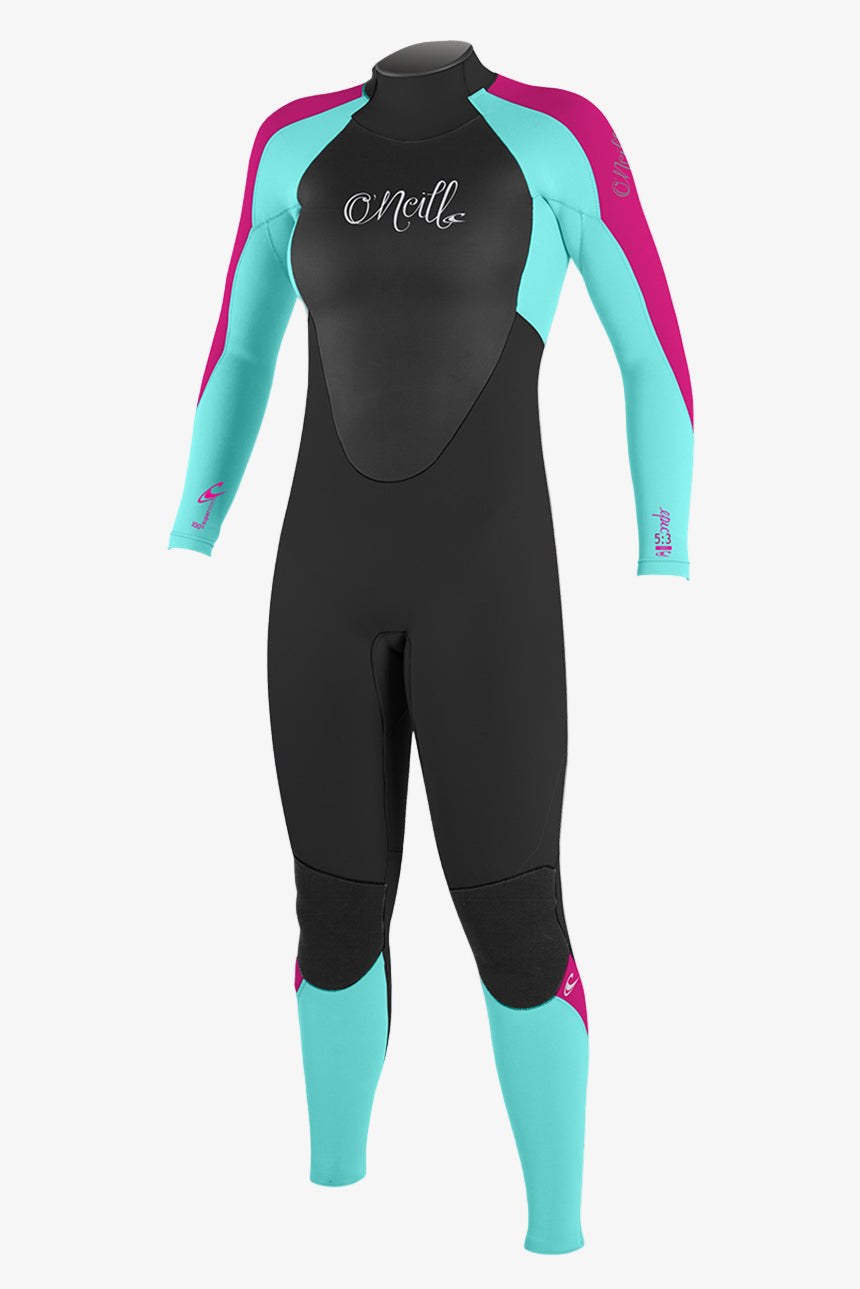 Girl's Epic 4/3Mm Back Zip Full Wetsuit | O'Neill Clothing USA