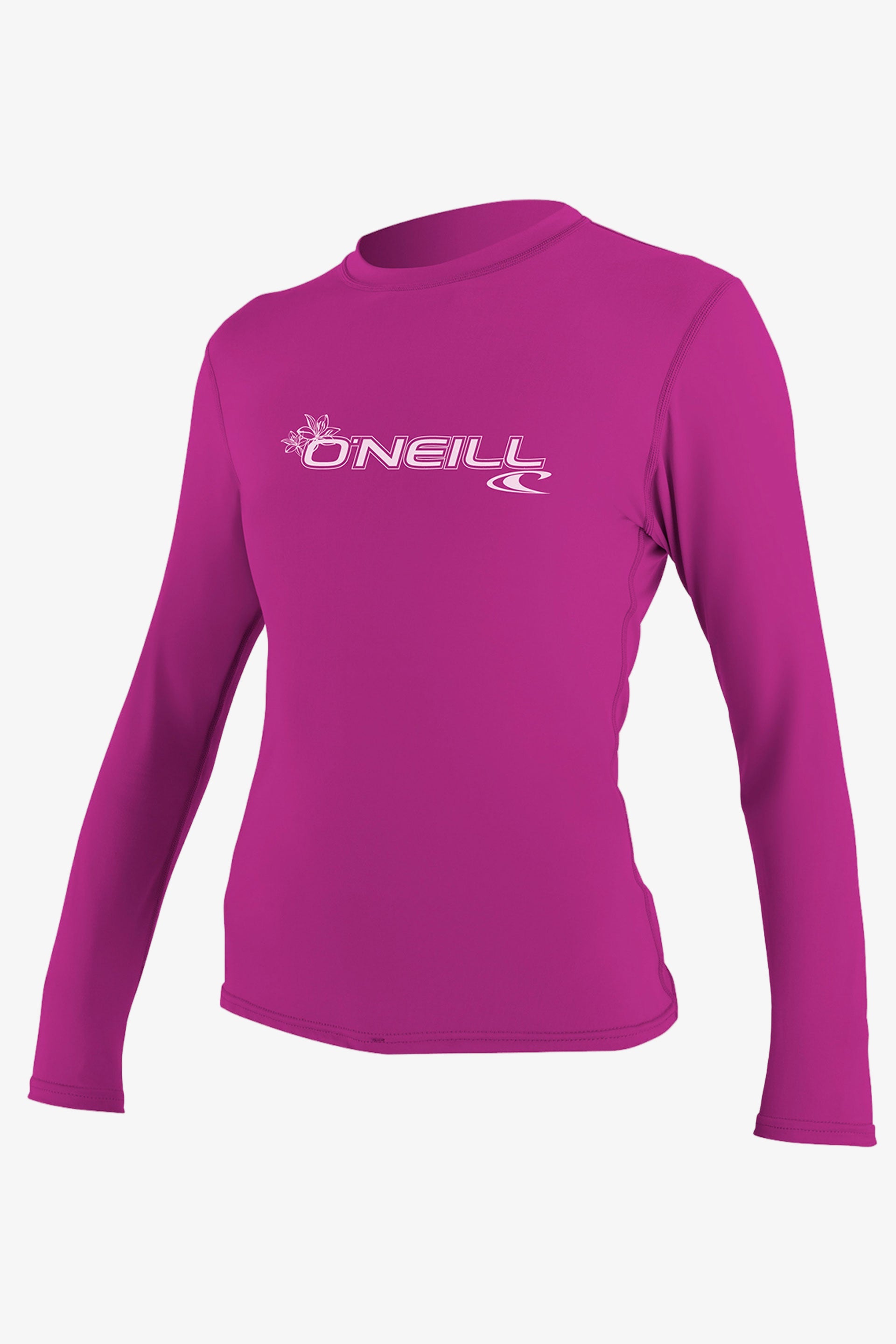 Women's Basic 50+ L/S Sun Shirt - Fox Pink | O'Neill