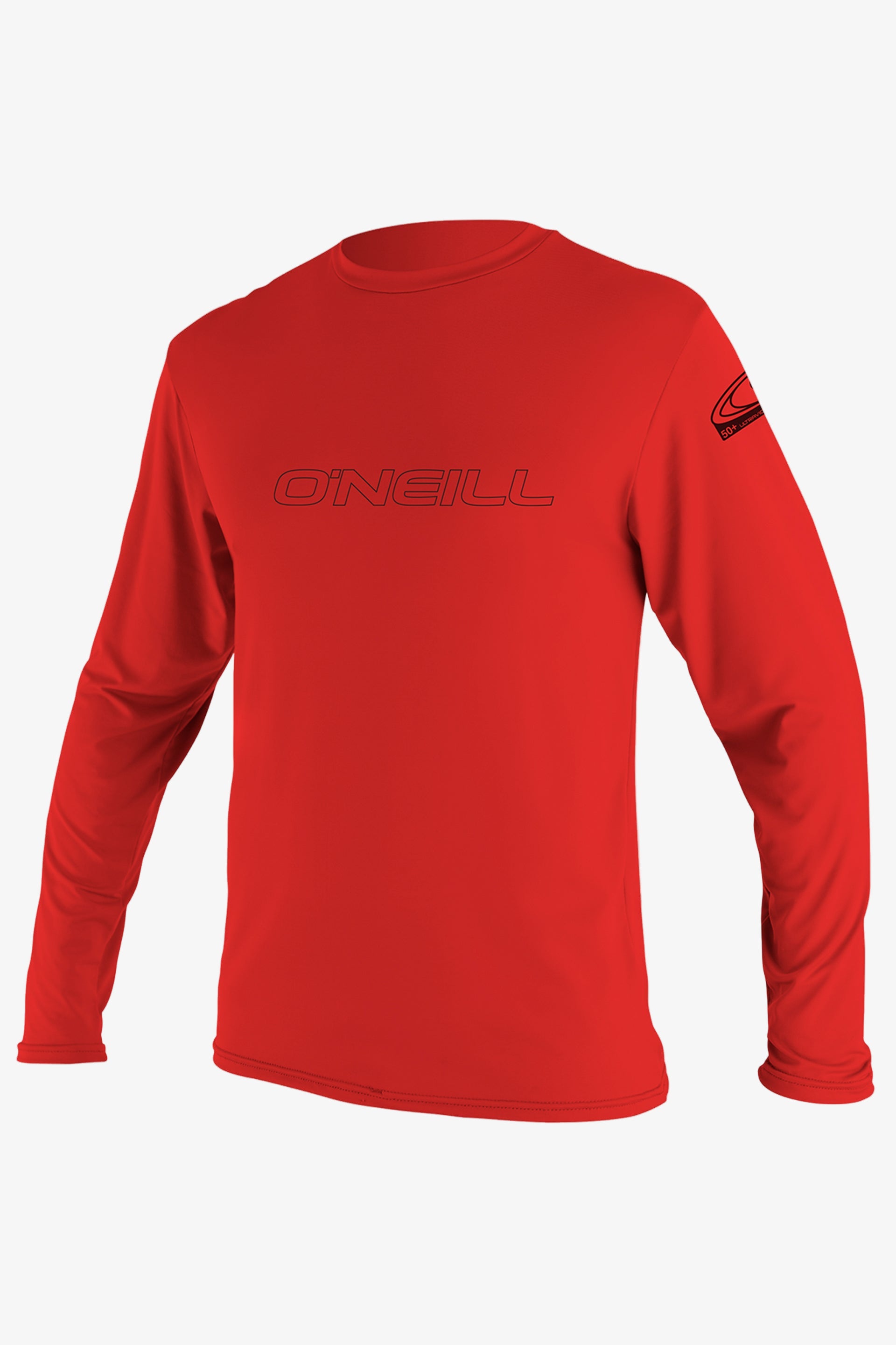 Youth Basic Skins 50+ L/S Sun Shirt - Red | O'Neill