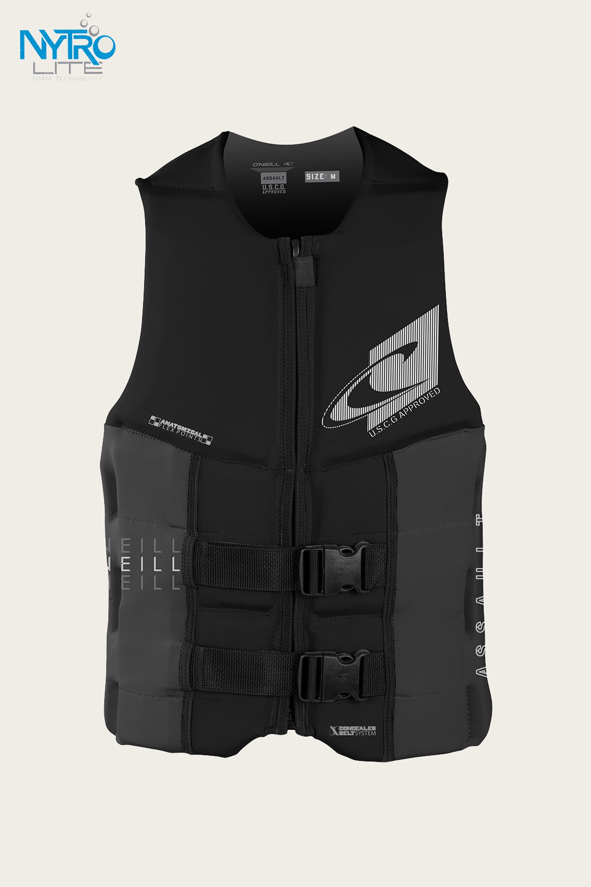 Assault Uscg Vest - Blk/Graph | O'Neill