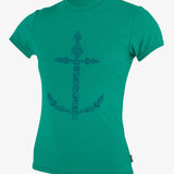 Girls Hybrid S/S Sun Shirt - Seaglass | O'Neill