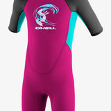 Toddler Reactor Ii 2Mm Back Zip S/S Spring Wetsuit - Bry/Aqua | O'Neill