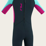 Toddler Reactor Ii 2Mm Back Zip S/S Spring Wetsuit - Slate/Berry/Seaglass | O'Neill