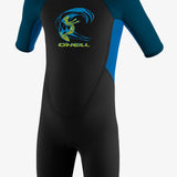 Toddler Reactor Ii 2Mm Back Zip S/S Spring Wetsuit - Blk/Ocean/Slate | O'Neill