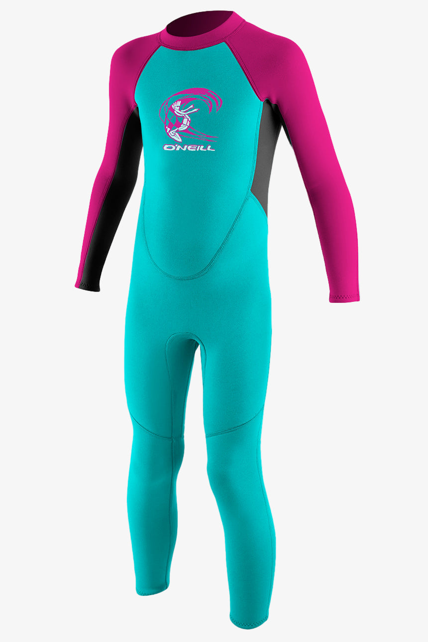 Toddler Reactor Ii 2Mm Back Zip Full Wetsuit - Aqu/Gp/Bry | O'Neill