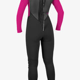 Women's Reactor Ii 3/2Mm Back Zip Full Wetsuit - Blk/Berry | O'Neill