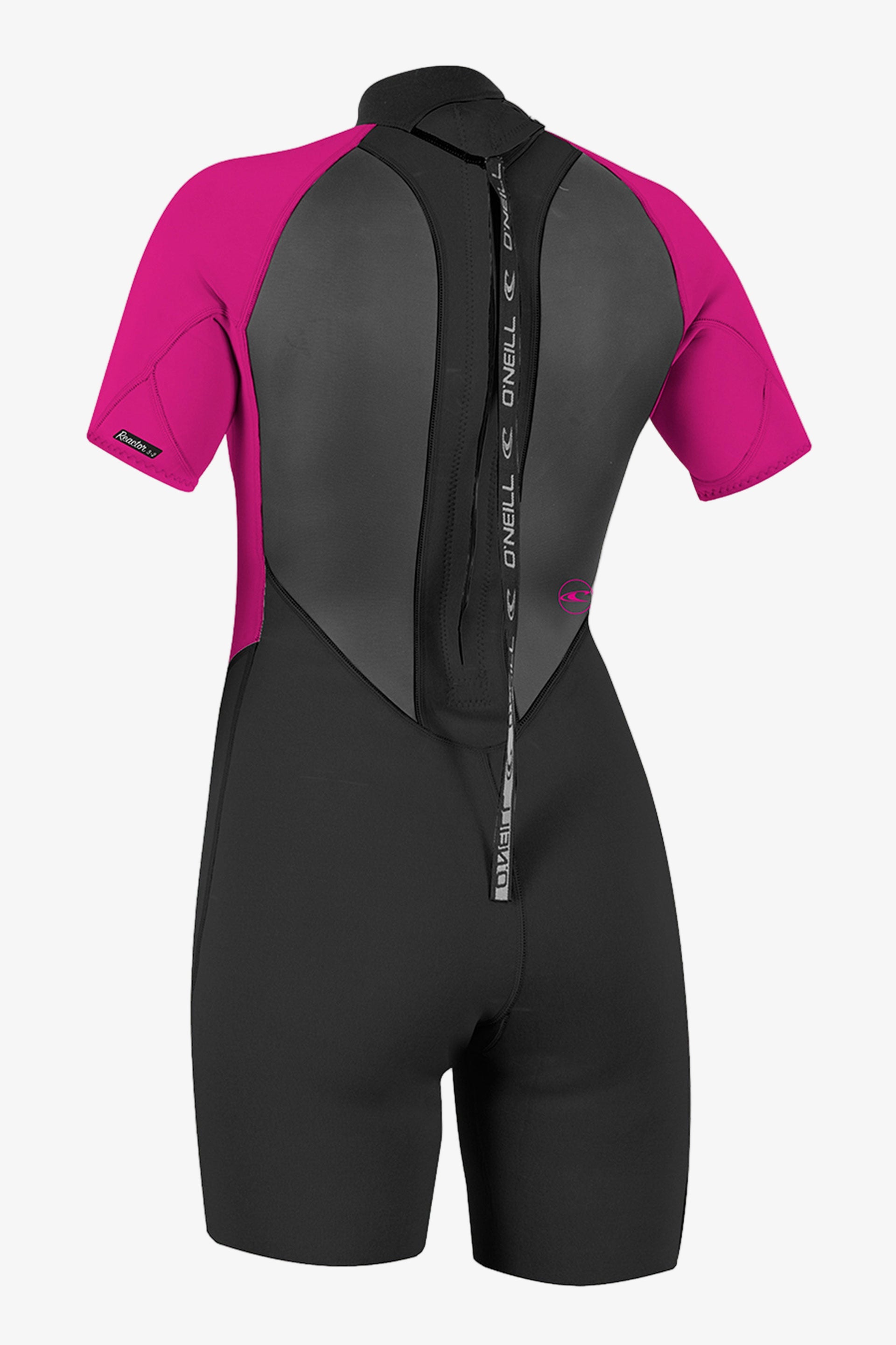 Women's Reactor Ii 2Mm Back Zip S/S Spring Wetsuit - Blk/Berry | O'Neill