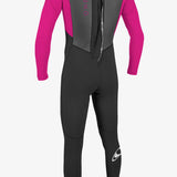 Youth Reactor Ii 3/2Mm Back Zip Full Wetsuit - Blk/Berry | O'Neill