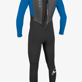 Youth Reactor Ii 3/2Mm Back Zip Full Wetsuit - Blk/Ocean | O'Neill