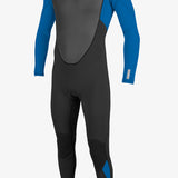 Youth Reactor Ii 3/2Mm Back Zip Full Wetsuit - Blk/Ocean | O'Neill