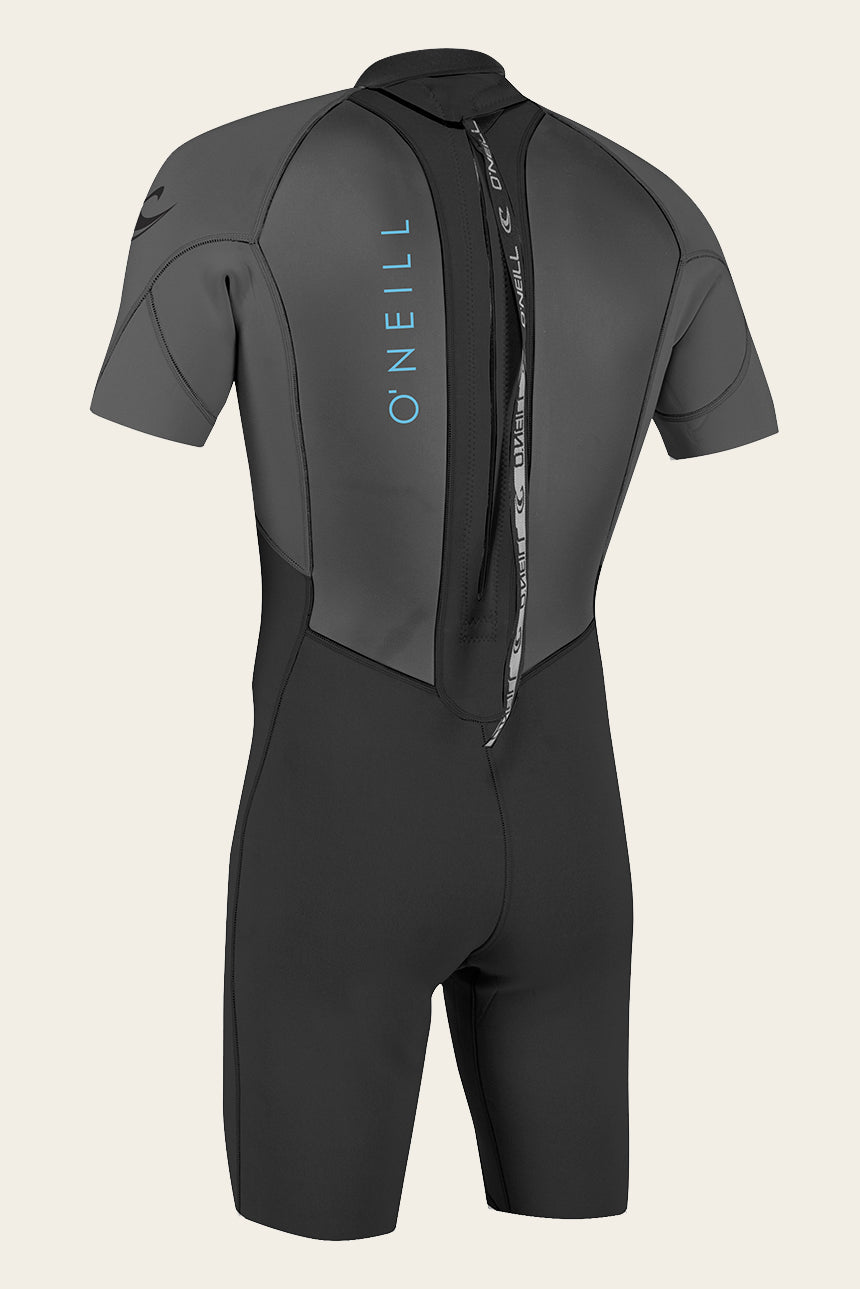 Youth Reactor Ii 2Mm Back Zip S/S Spring Wetsuit - Blk/Graph | O'Neill