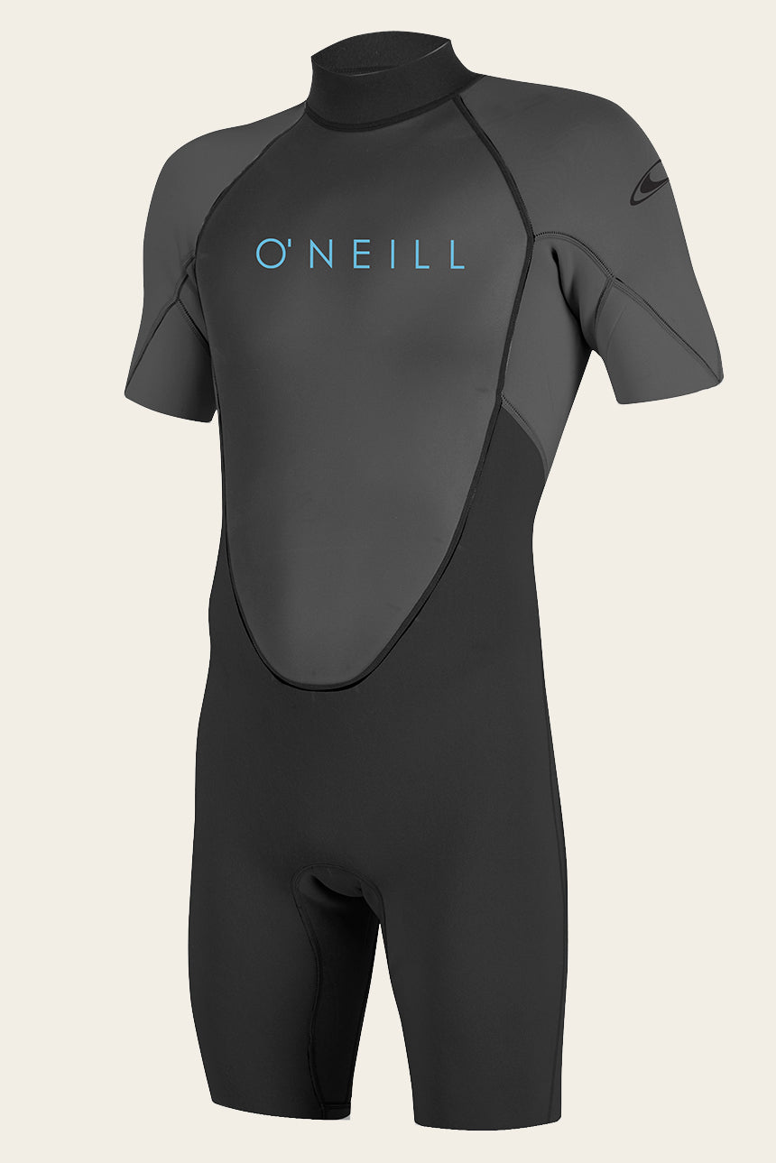 Youth Reactor Ii 2Mm Back Zip S/S Spring Wetsuit - Blk/Graph | O'Neill
